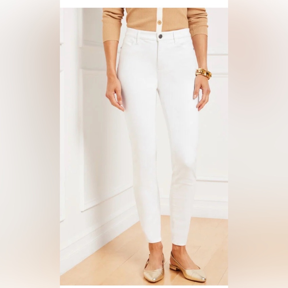 Talbots White Ankle & Cropped Jeans